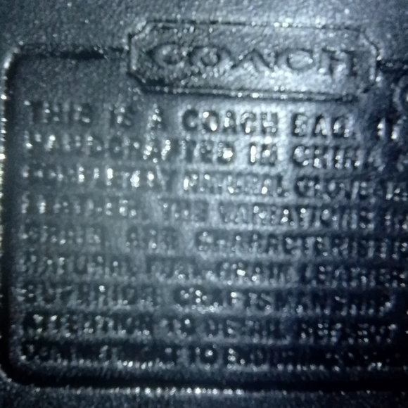 EUC VINTAGE Coach 1998 Tribeca Crossbody - Dark Mahogany Brown Leather - Picture 2 of 9